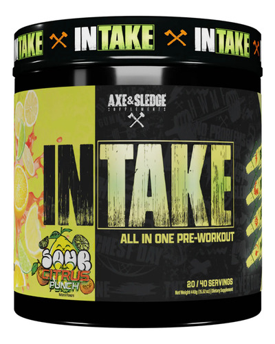 Axe And Sledge Intake 40 Servicios 440 Gr Sabor Ponche De Limonada
