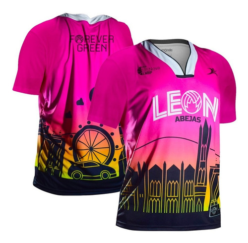 Imagen 1 de 8 de Jersey Abejas De León City Edition Sleeve 2021