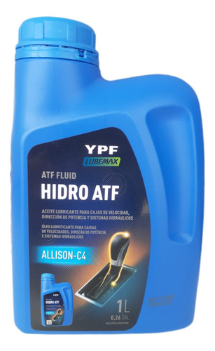 Ypf Hidro Atf X 1 Lt - Para Cajas Veloc Y Direc Hidráulicas