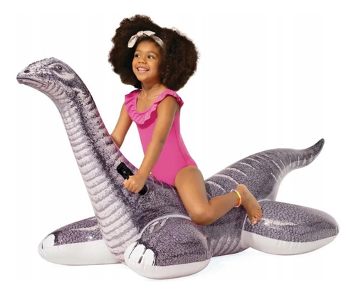 Flotador Montable Dinosaurio Inflable Alberca Niños 178x94cm
