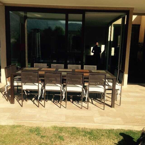 Comedor 12 Personas Fierro Para Terraza