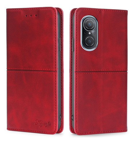 Capa De Telefone Com Textura De Vaca Vermelha Para Huawei No