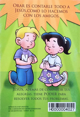 Librito Anotador Para Niños Comunicate Con Dios
