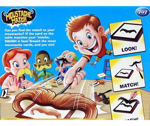 Juego De Mesa Atrapa Tu Bigote Juego De Emparejar Bigotes