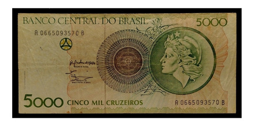 Brasil 5000 Cruzeiros 1990 Muy Bueno Pick 227