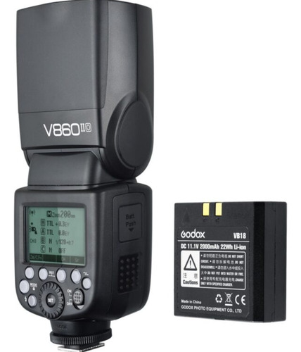 Flash Ving Godox V860 Ii S Para Sony Bateria E Carregador