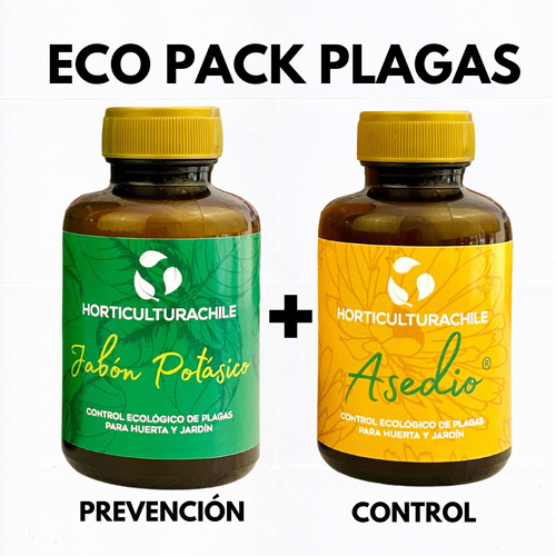 Imagen 1 de 3 de Potasa Con Aceite De Neem + Jabón Potásico Pack Insecticida 