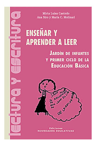 Libro Enseñar Y Aprender A Leer Jardin De Infantes Y Primer