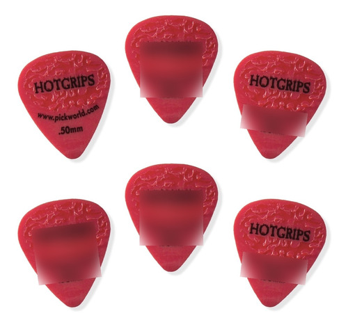 Pickworld Pua Guitarra Hg6d-1 Color Rojo 0.020 in