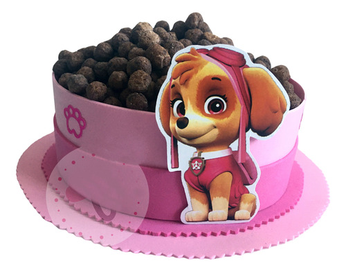 Caramelera Xl Centro De Mesa Souvenir Paw Patrol Patrulla
