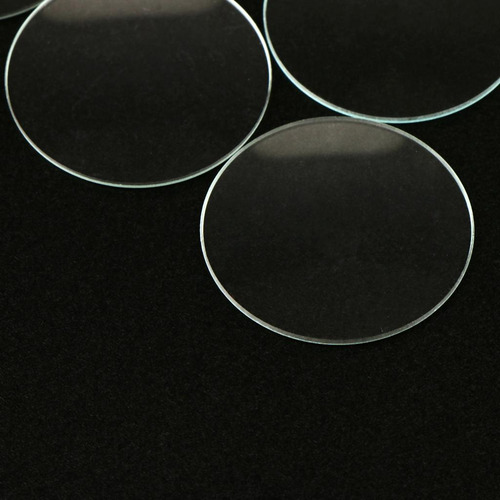 10 Cristal Mineral Para Vidro Para Relógio 30mm Claro