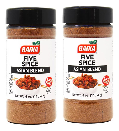 2 Sazonadores 5 Especias Asiáticas Badia 113 Gr. C/u 