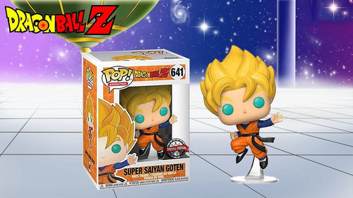 Funko Pop ! Dragon Ball Super Saiyan Goten C/ Protector (Usado)