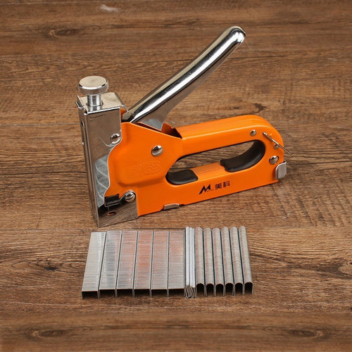 Grapadora Para Pistola De Grapas, Tela Resistente, Madera