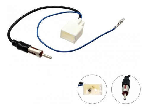 Adaptador Antena Estereo Toyota Hilux Corolla Din Macho