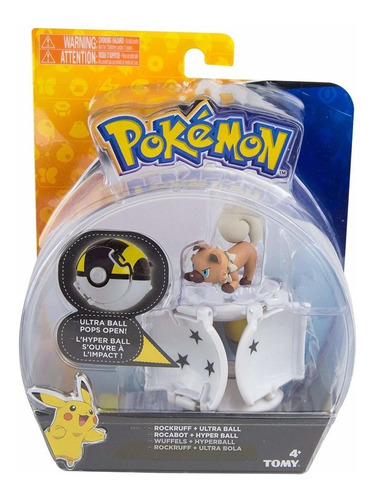 Pokemon Con Pokebola Figura Y Pokebola Original Tomy