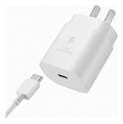 Cargador Cabezal De 45w Compatible Samsung Blanco Usb-c Blanco