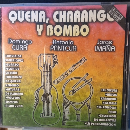 Domingo Cura, Antonio Pantoja Y Jorge Imaña. Cd Original. 