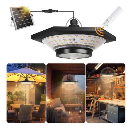 Luz Solar Para Interiores Y Exteriores 288 Led 360° Luz