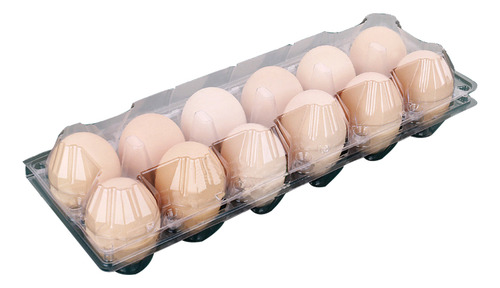 Envase Para 12 Huevos De Gallina 50 Unidades