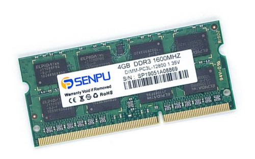 Memoria Ram Laptop Ddr3 4 Gb Pc1600 Pc3 12800 1600 Mhz