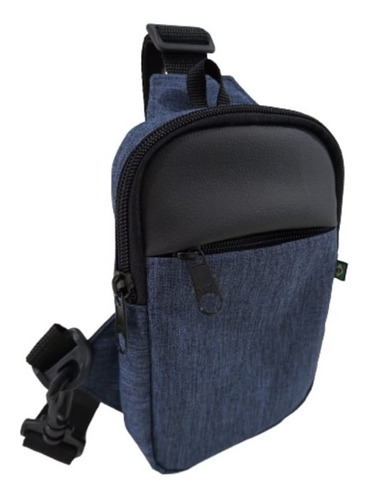 Shoulder Bag Necessaire Mini Bolsa Transversal Slim Cor Azul