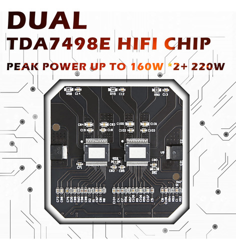 Bluetooth Power Amplifier Board Dajunguo Tda7498e 2.1