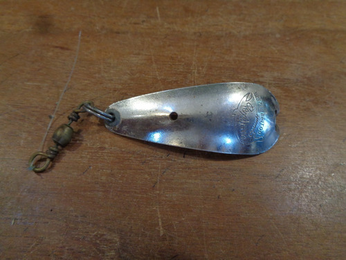 Imagen 1 de 4 de Antiguo Señuelo Cucharita Weezel Baitco Rex Spoon