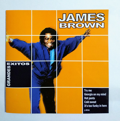 James Brown Cd Nuevo Original De Música Soul 16 Temas Éxitos