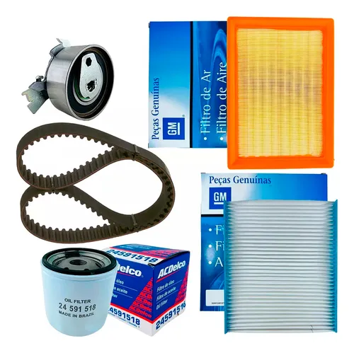Kit Distribucion Correa Tensor + Filtros Onix 1.4 2019 2020