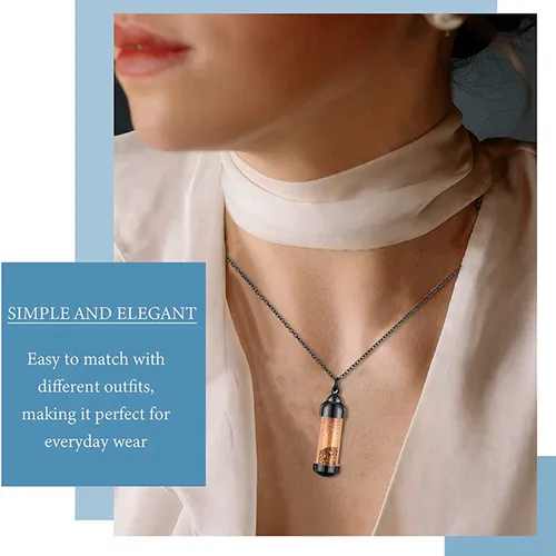 Collar Colgante, Recipiente Que Se Puede Abrir, Tubo De Vial
