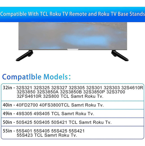 Soporte Para Tv, Base Para Tv De Mesa, Pies De Pedestal Para