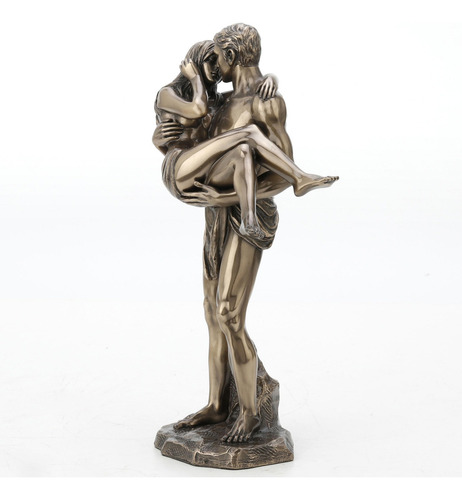 Estatua Decorativa Resina Bronce The Lovers Bridal 29cm