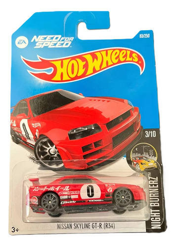 Hot Wheels Nissan Skyline Gt-r (r34) (2016)