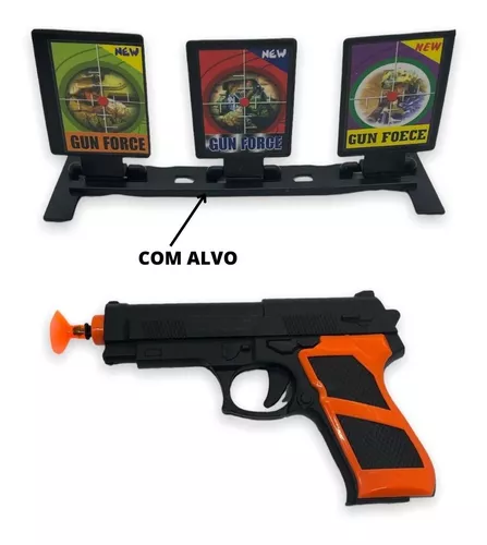 Arminha Brinquedo Lançador Nerf Arma Pistola Atira Dardos