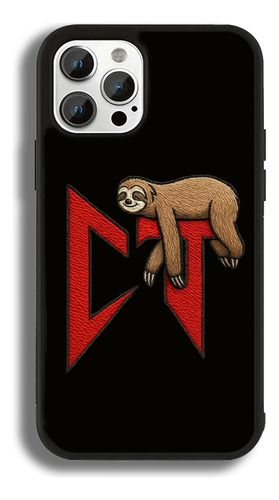 Funda Para Celular De Ct Efecto Bordado Nata Negro Iphone 11 Pro Max