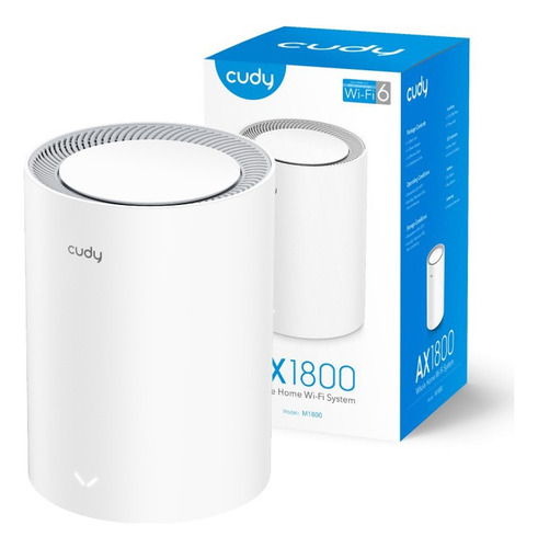 Mesh Cudy M1800 Wifi 6 Ax1800 2 Puertos Gigabit (1 Pack)