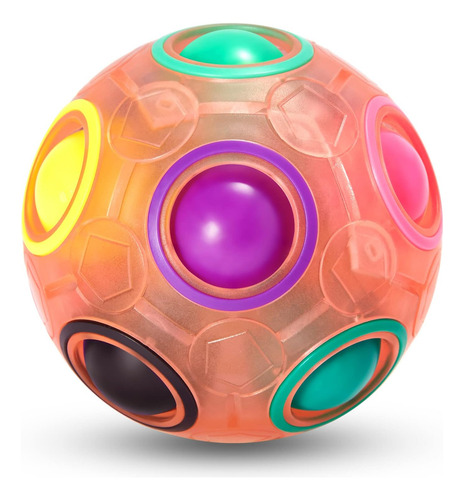 Juego De Rompecabezas Vdealen Magic Rainbow Puzzle Ball Fidg