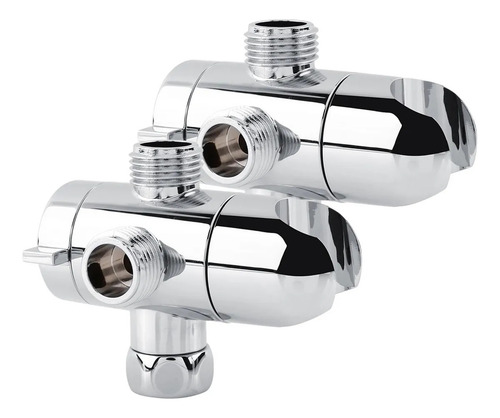 Conjunto Combinado De Cabezal De Ducha Con 2 Desviadores, 3