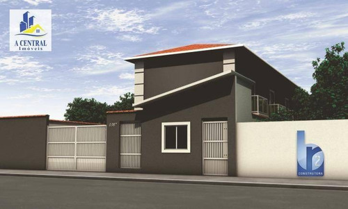 Imagem 1 de 4 de Casa Com 2 Dormitórios À Venda, 62 M² Por R$ 159.000 - Cibratel Ii - Itanhaém/sp - Ca0560