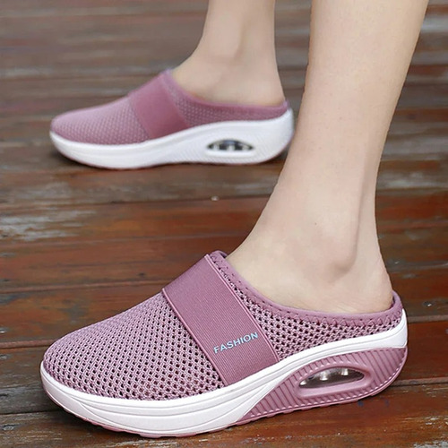 Zapatillas Antideslizantes Transpirables Para Mujer Con Form