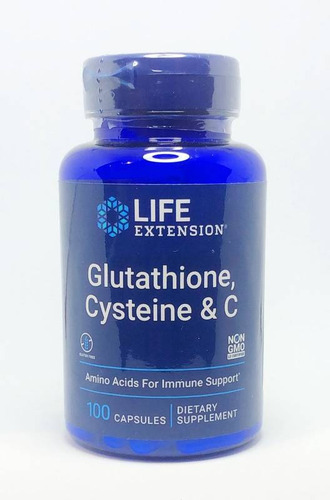Life Extension Glutationa Cisteína E C 100 cápsulas Sin Sabor
