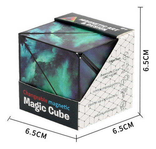 Cubo Mágico De Descompresión Magnética 3d Juguetes Para Niño