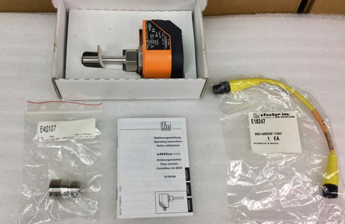 Efector  Si8513 Flow Sensor Kit Si1006 E40107 E18247 90- Kkf