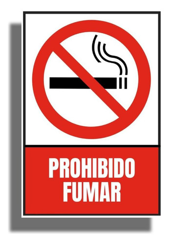 Señalamiento No Fumar 36.6x24.4 Cm 