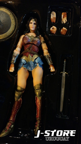 Figura Articulada Wonder Woman Mujer Maravilla 22 Cms
