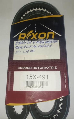 Correa En V 15491 Alternador Montecarlo Maverick Impala 