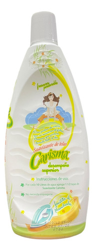 Pack 2x Suavizante De Telas Ropa Lavandería Carisma 1 Litro