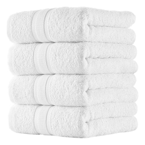 All Design Towels Toallas De Mano Blancas De Secado Rápido, 