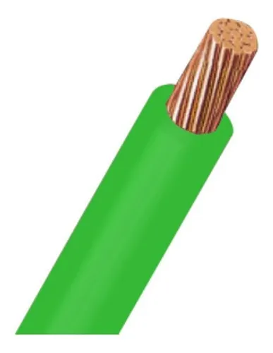 Cable Eva H07z1-k 10mts 1.5mm Verde Generico